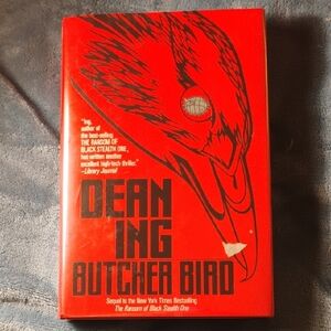 Hardcover Signed Butcher Bird by Dean Ing